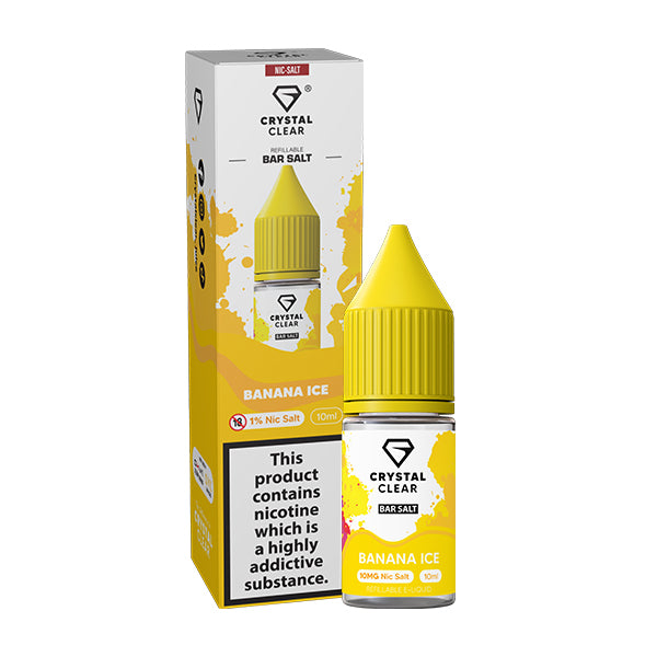 Crystal Clear Banana Ice 10ml Nic Salt