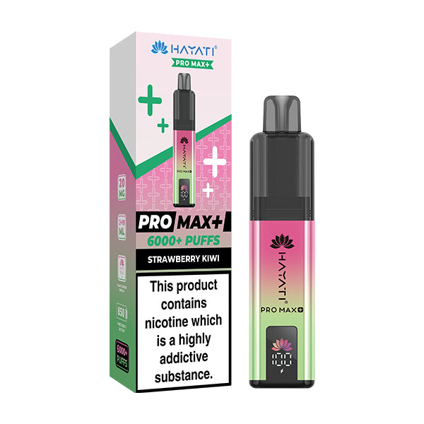 Hayati Pro Max 6K | Prefilled Pod Kit | Strawberry Kiwi