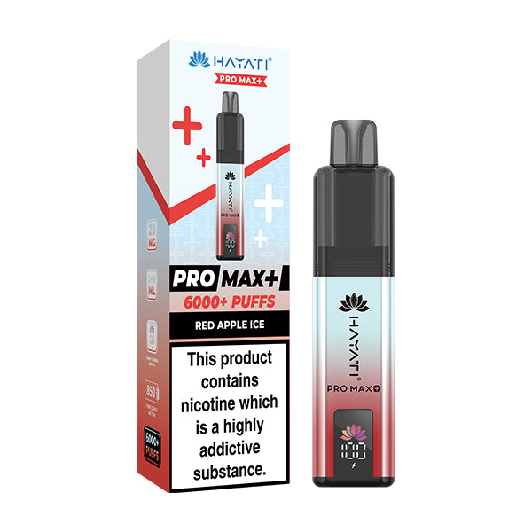 Hayati Pro Max 6K | Prefilled Pod Kit | Red Apple Ice