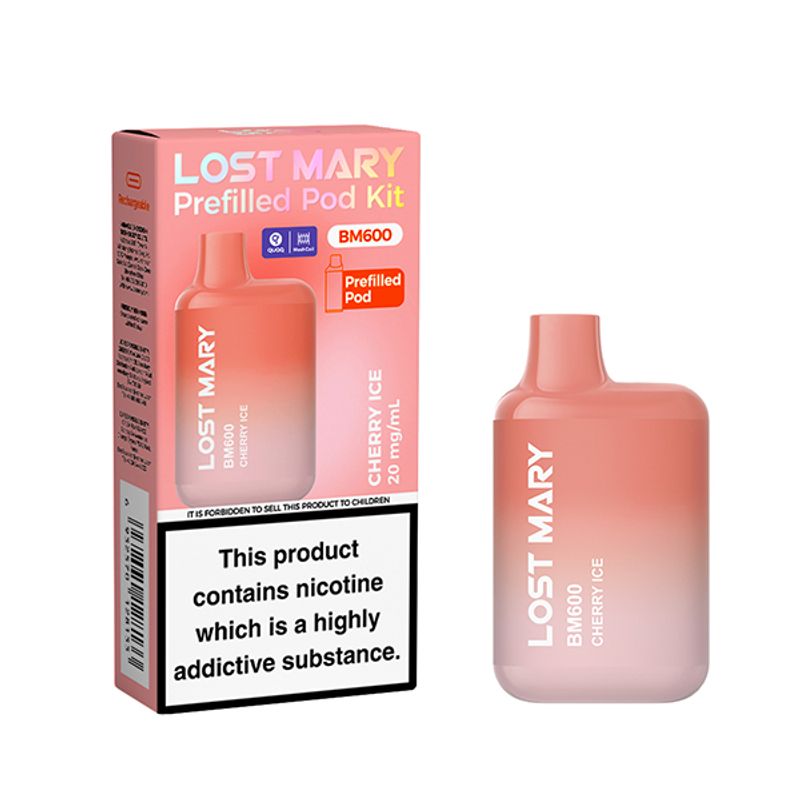 Lost Mary vape pod kit with packaging zoom distro in UK