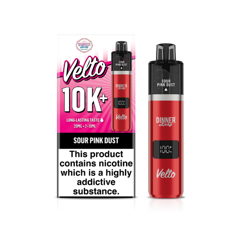 Dinner Lady Velto 10K Sour Pink Dust Prefilled Pod 20mg