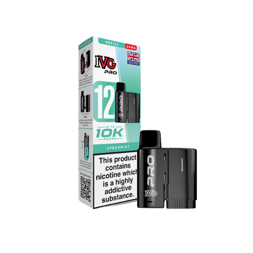 IVG | PRO 12 | Replacement Pods | Spearmint | 20mg