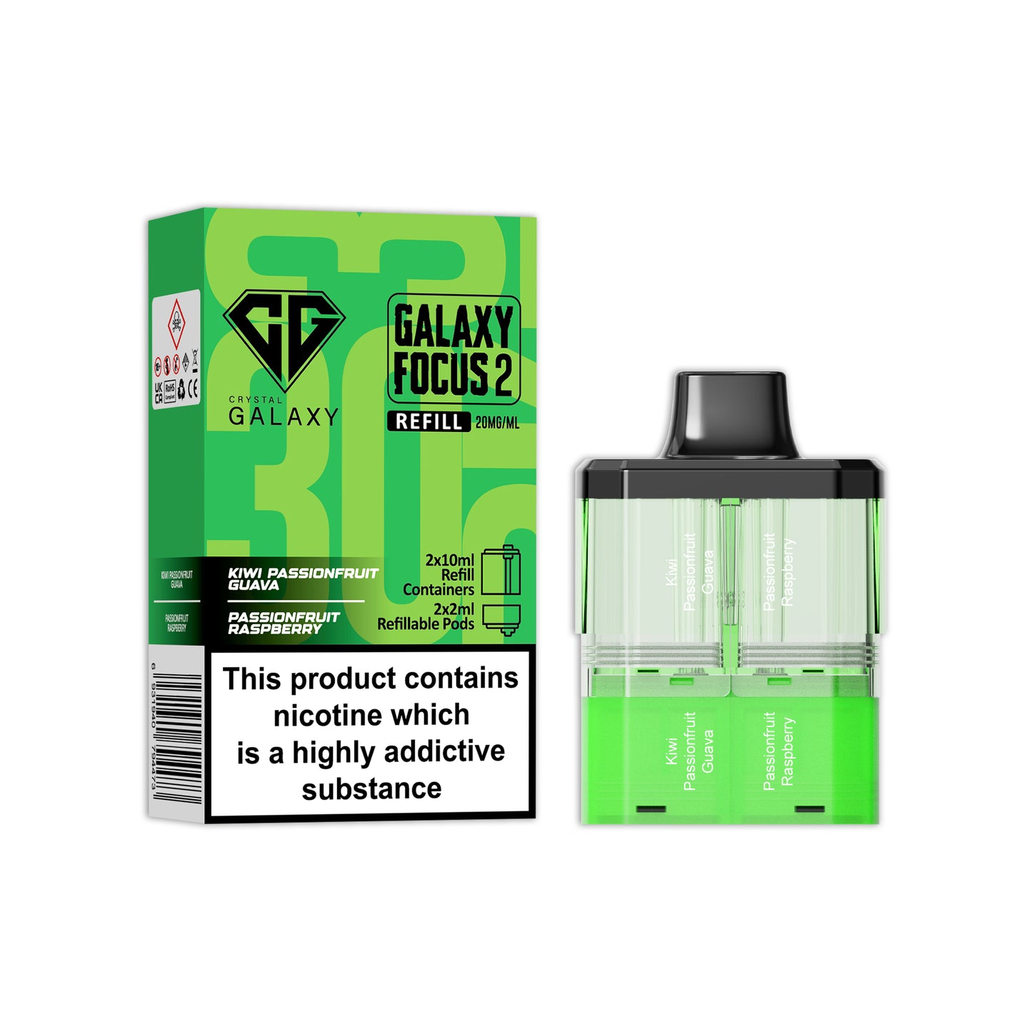 Crystal Galaxy Focus 2 30K Prefilled Pods