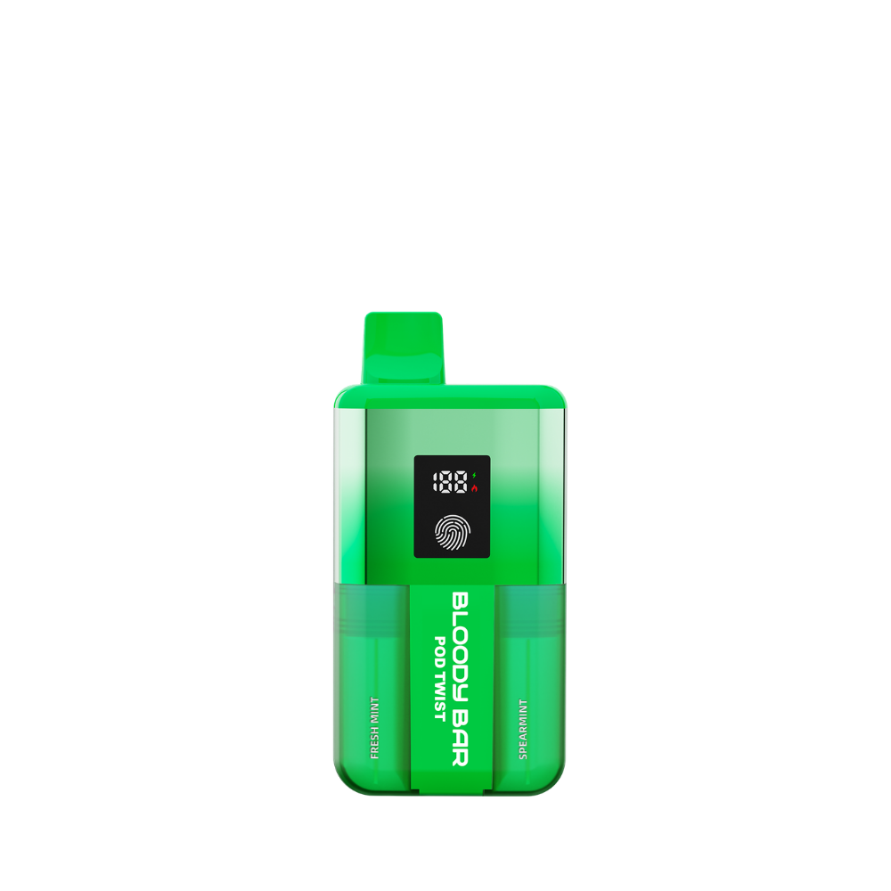 Bloody Bar | Pod Twist | Prefilled Pod Kit | Fresh Mint / Spearmint | 20K | Pack of 5