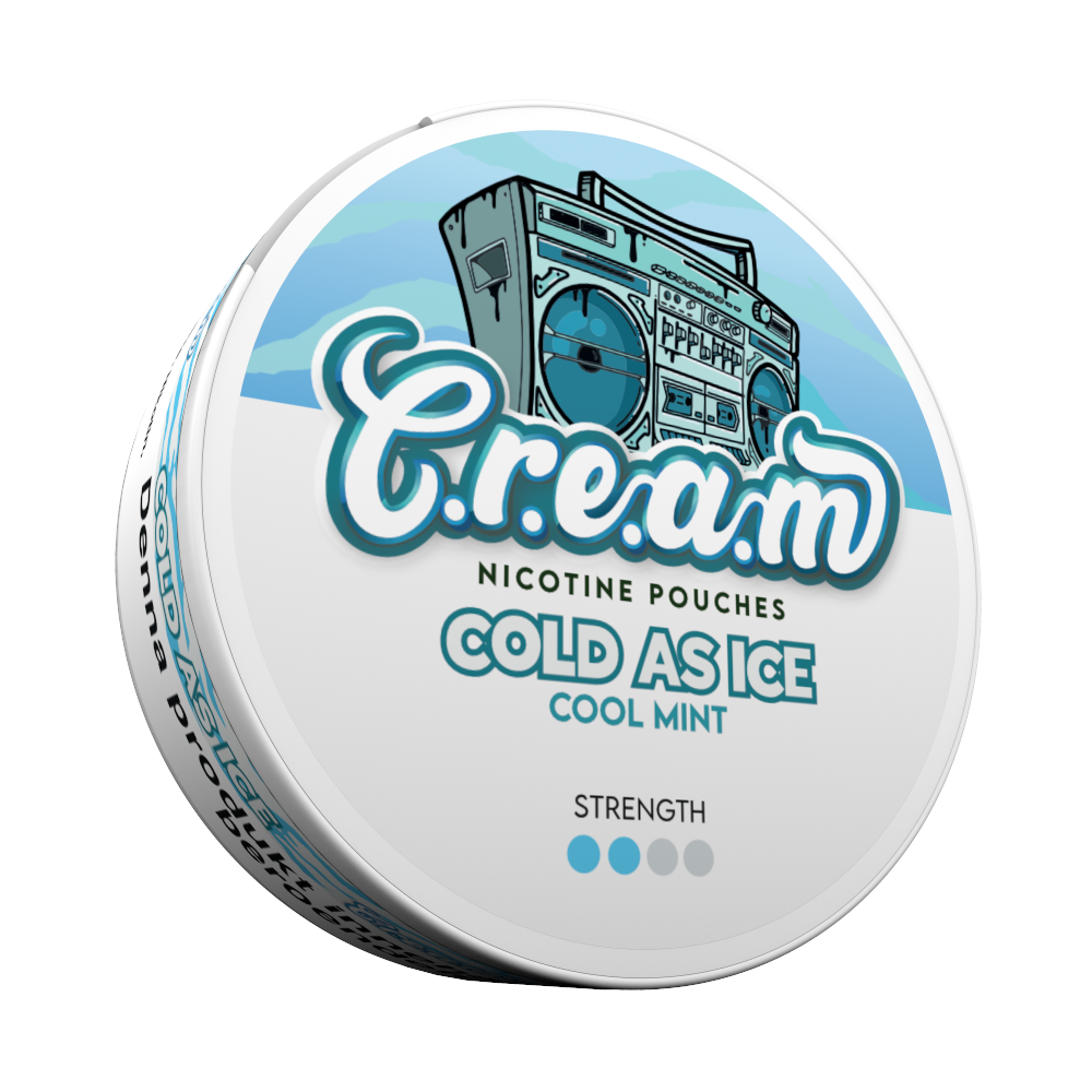 C.R.E.A.M | Cold As Ice | Nic Pouches | Light 4mg
