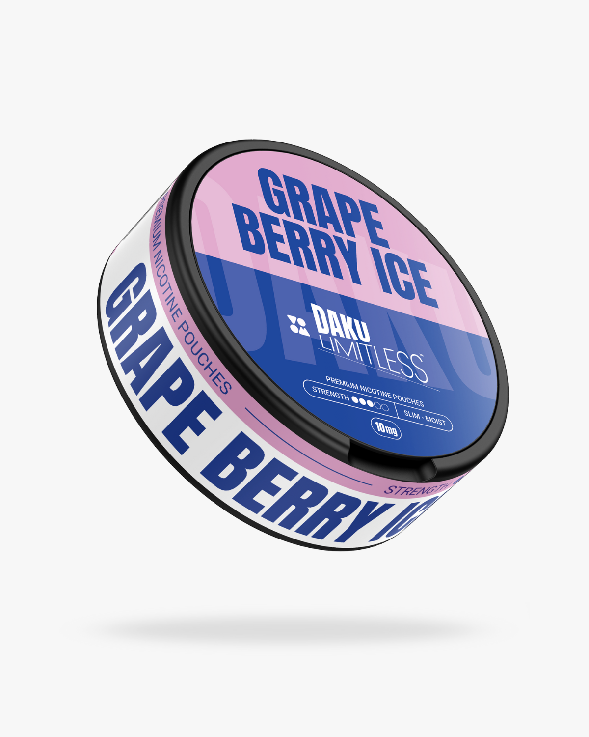 Daku Limitless Grape Berry Ice Nicotine Pouch 10mg Bulk