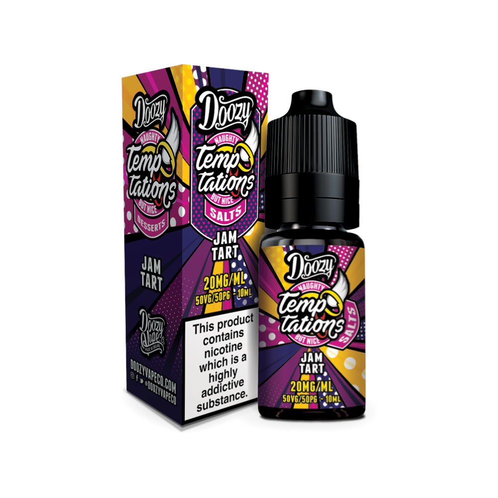Doozy | Temptations Salts | Jam Tart | Nic Salt | 10ml