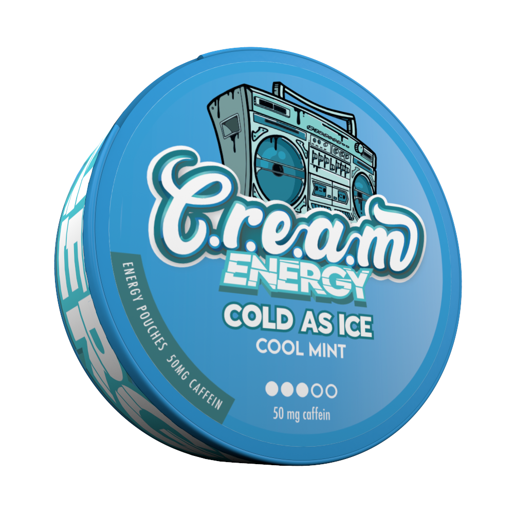 C.R.E.A.M ENERGY | Cold As Ice | Energy Pouches | 50mg