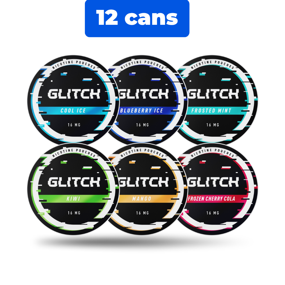Glitch | Nic Pouches | Mini Bundle | All 6 Flavours