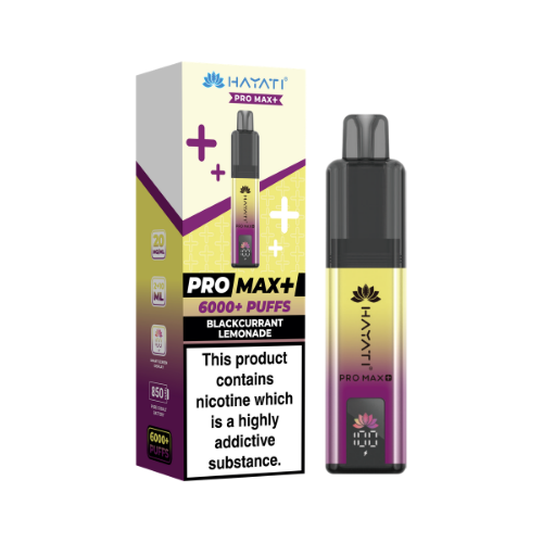 Hayati Pro Max 6K | Prefilled Pod Kit | Blackcurrant Lemonade