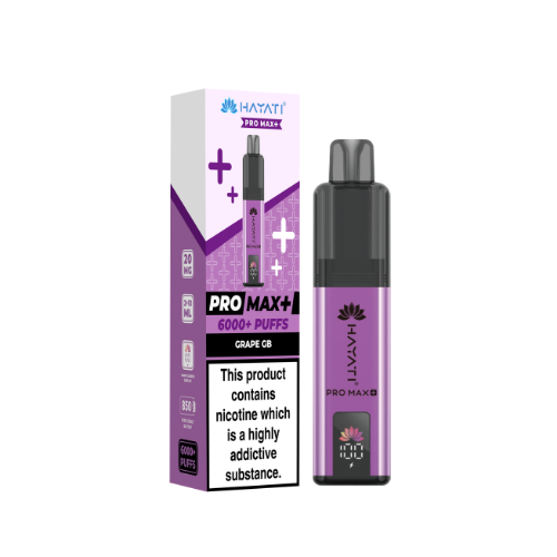 Hayati Pro Max 6K | Prefilled Pod Kit | Grape GB