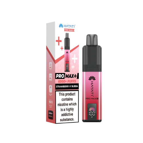 Hayati Pro Max 6K | Prefilled Pod Kit | Strawberry H Bubba