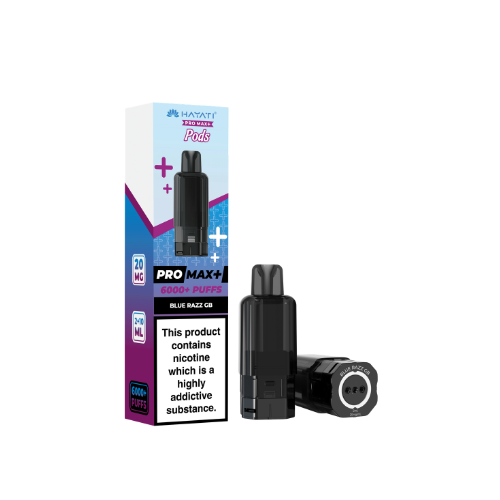 Hayati Pro Max 6K | Replacement Pods | Blue Razz GB