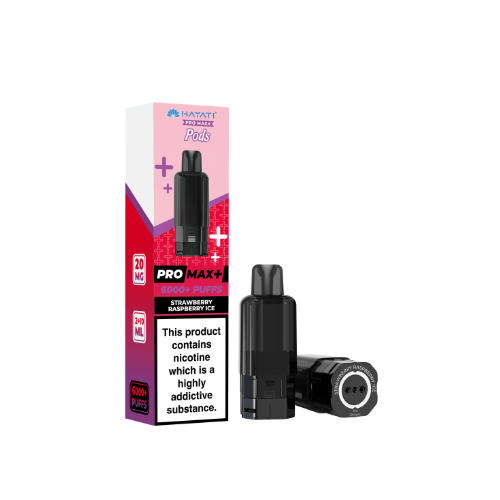 Hayati Pro Max 6K | Replacement Pods | Strawberry Raspberry Ice