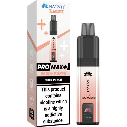 Hayati Pro Max 6000 Disposable Vape – Juicy Peach Flavour UK Supply