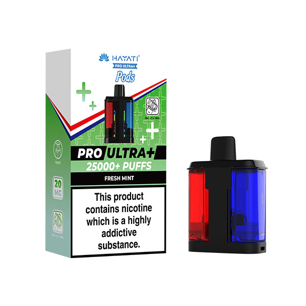 Hayati Pro Ultra 25K | Replacement Pods | Fresh Mint