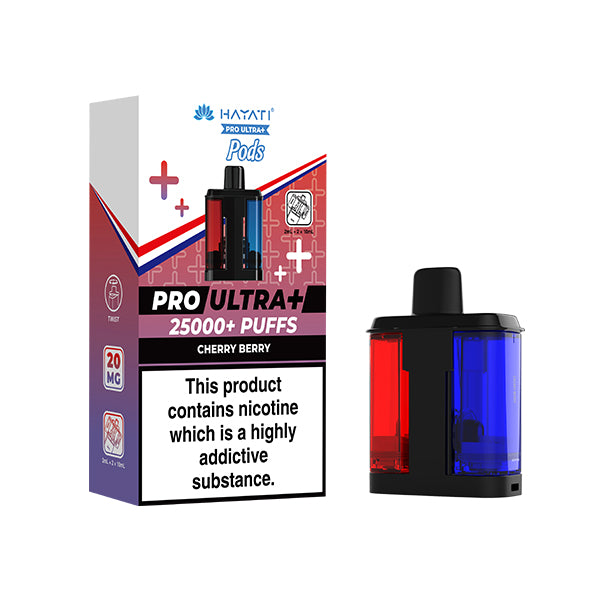 Hayati Pro Ultra 25K | Replacement Pods | Cherry Berry