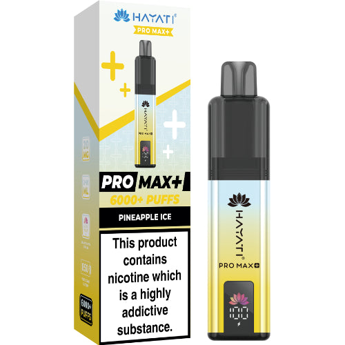 Hayati Pro Max 6000 Disposable Vape – Pineapple Ice Flavour UK Bulk