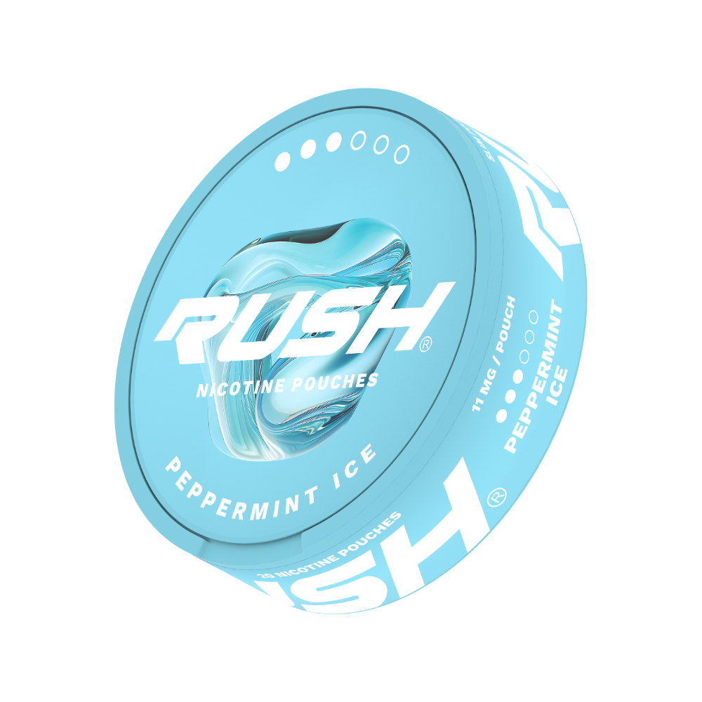 RUSH | Peppermint Ice | Nic Pouches | Pro 11mg