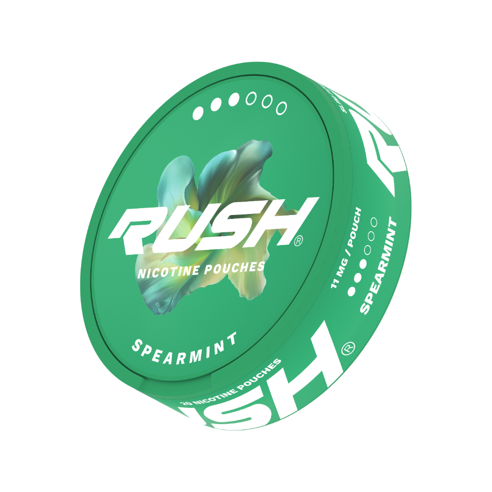 RUSH | Spearmint | Nic Pouches | Pro 11mg