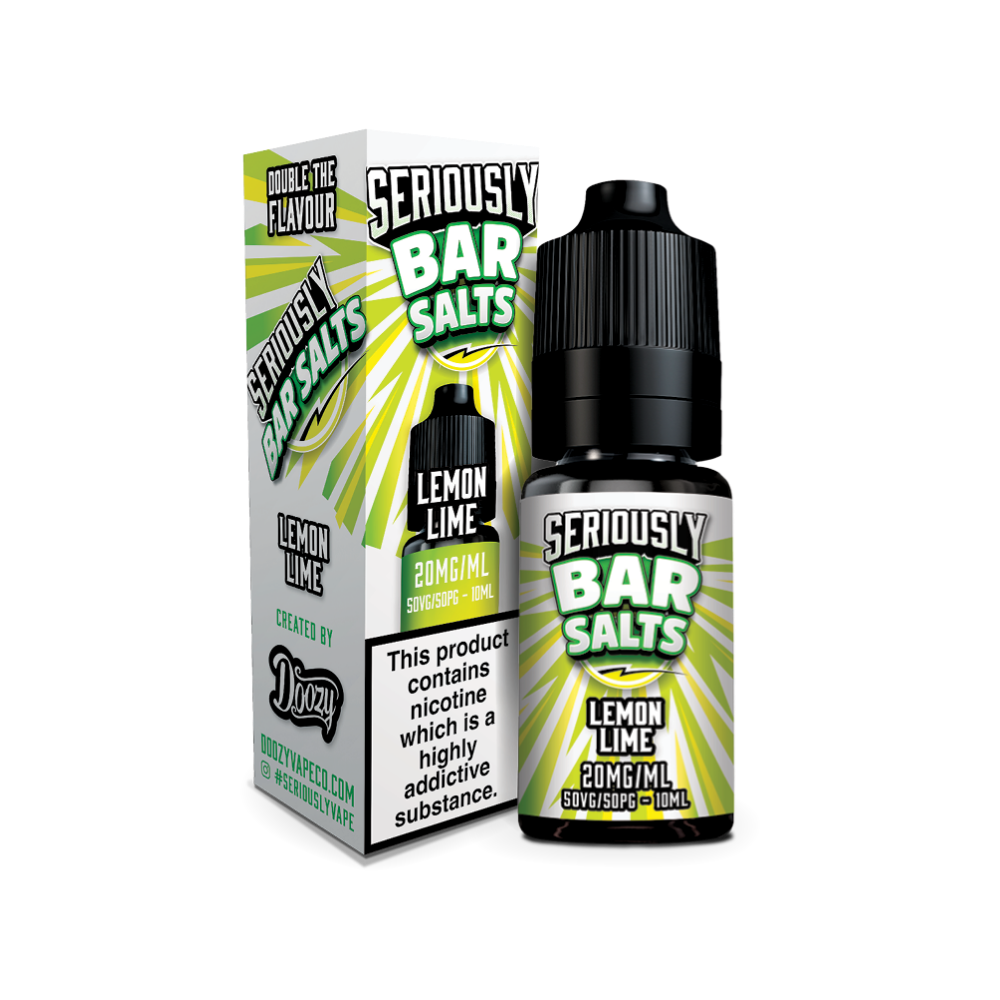 Doozy | Seriously Bar Salts | Lemon Lime | Nic Salt | 10ml
