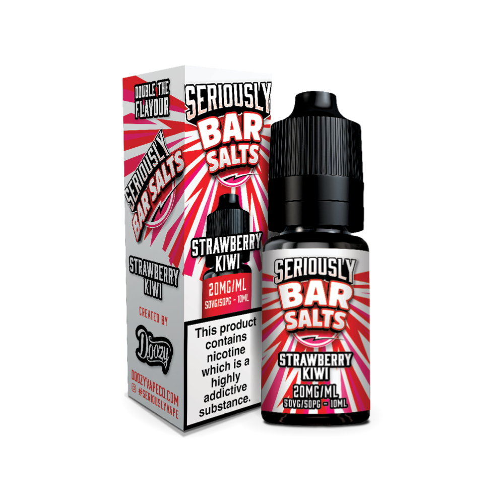 Doozy | Seriously Bar Salts | Strawberry Kiwi | Nic Salt | 10ml
