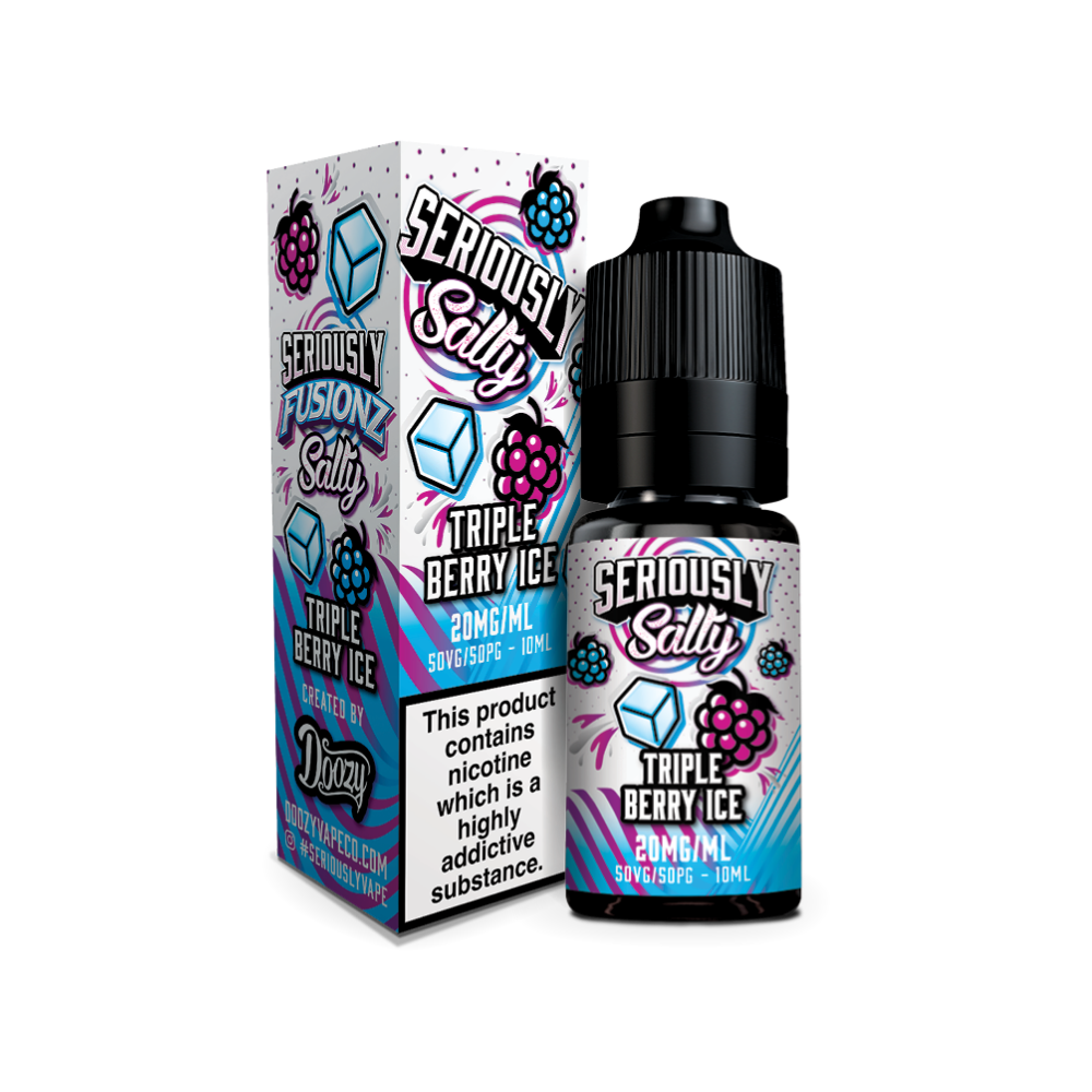 Doozy | Seriously Fusionz | Triple Berry Ice | Nic Salt | 10ml