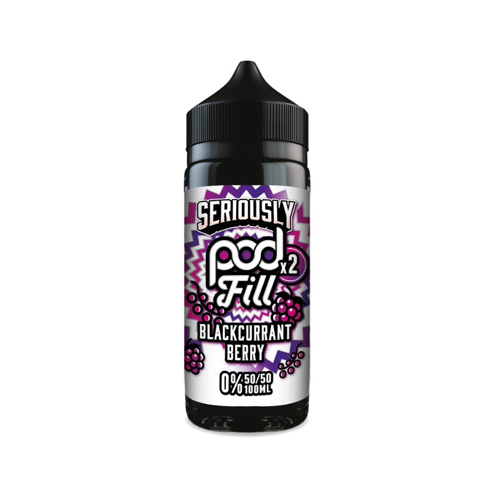 Doozy | Seriously Pod Fill X2 | Blackcurrant Berry | Shortfill | 100ml