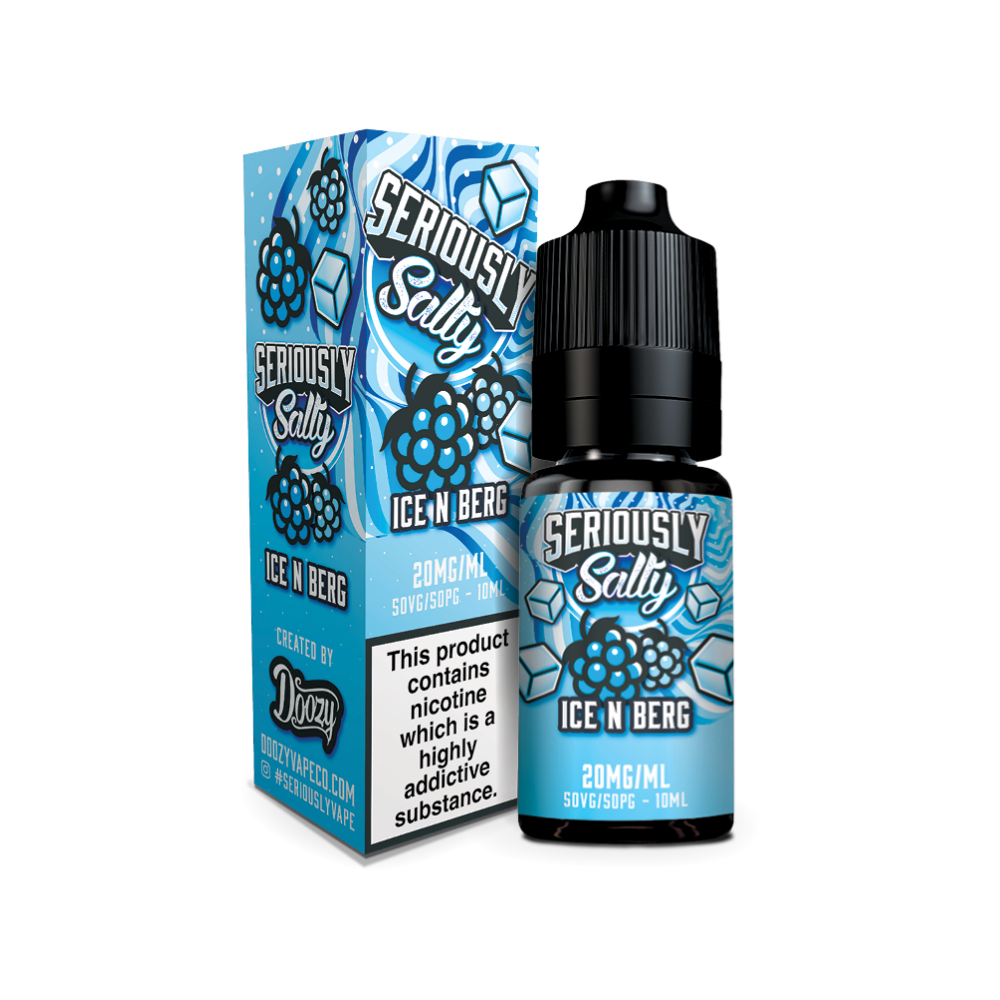 Doozy | Seriously Salty | Ice & Berg | Nic Salt | 10ml