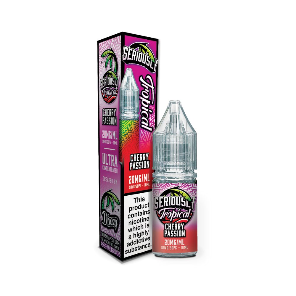 Doozy | Seriously Tropical | Cherry Passion | Nic Salt | 10ml