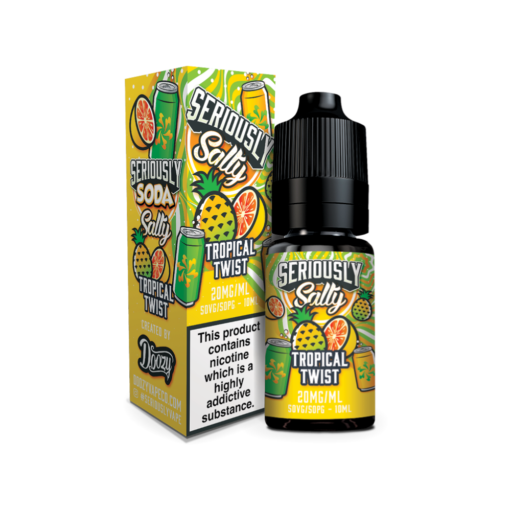 Doozy | Seriously Salty Soda | Tropical Twist | Nic Salt | 10ml