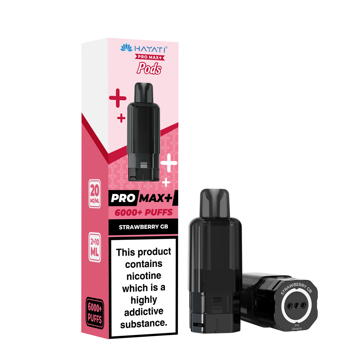 Hayati Pro Max 6K | Replacement Pods | Strawberry GB