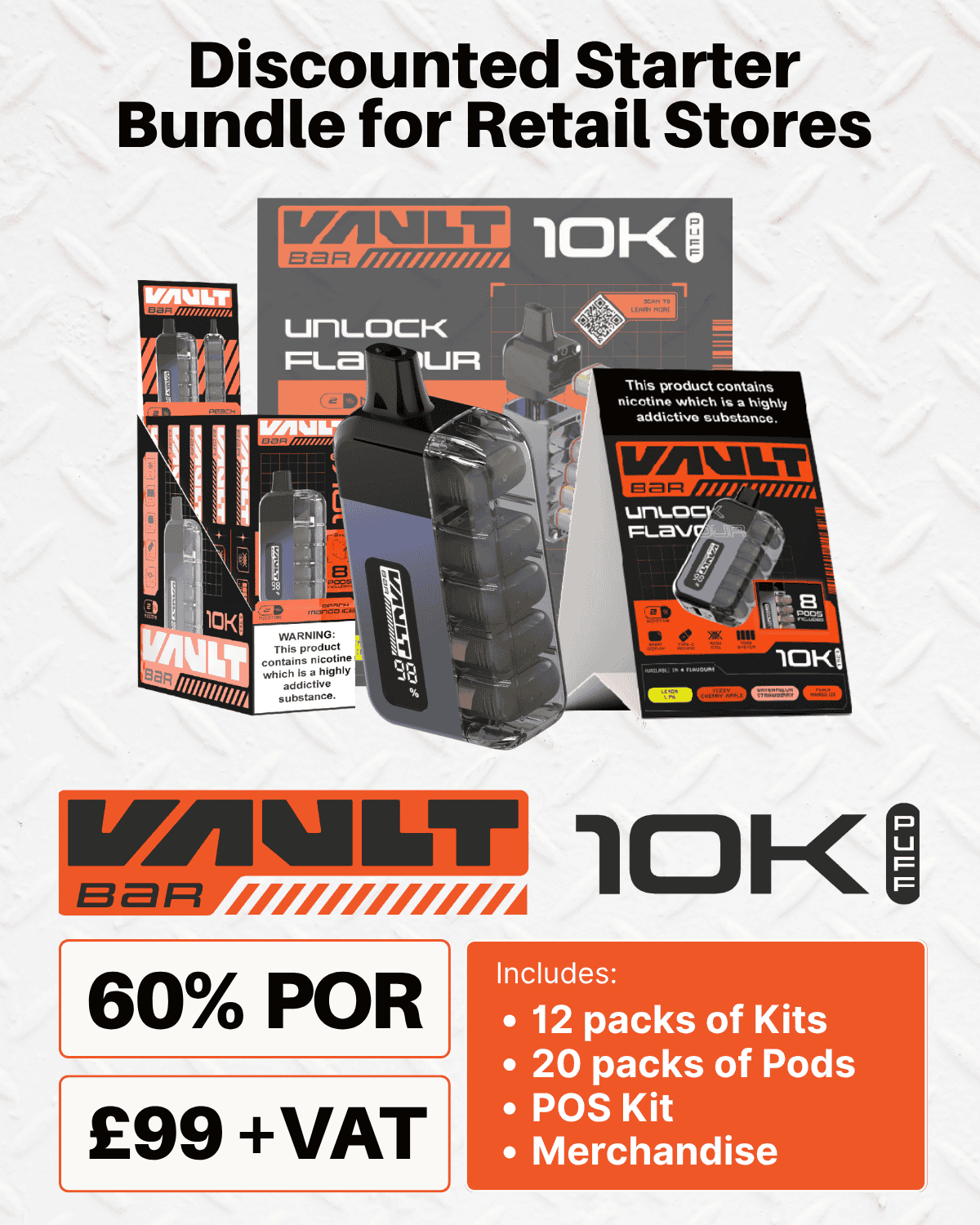 Vault Bar zoom distro in UK