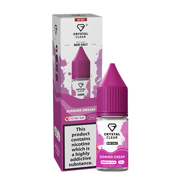 Crystal Clear Summer Dream 10ml Nic Salt