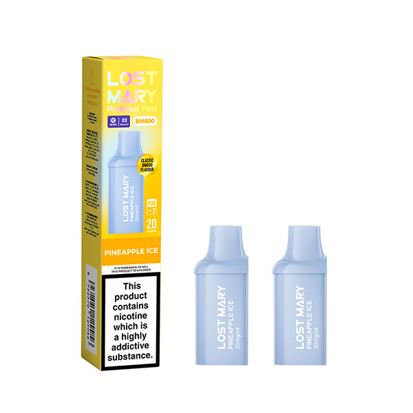 Lost Mary Pineapple Ice vape juice Nicotine Pouch in UK