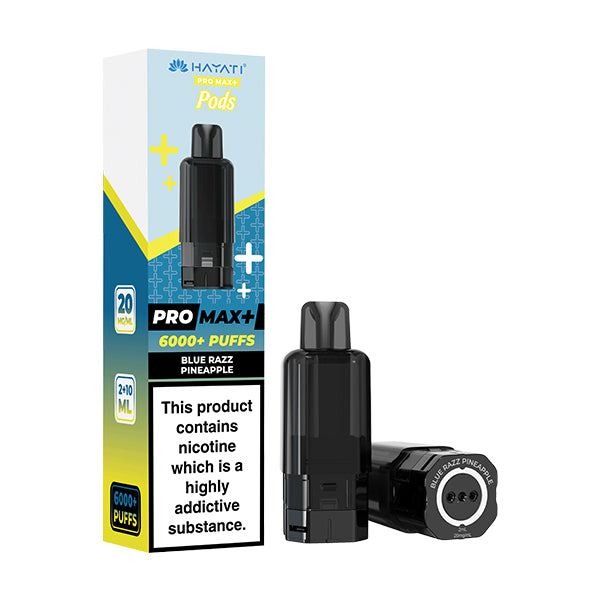 Hayati Pro Max 6K | Replacement Pods | Blue Razz Pineapple