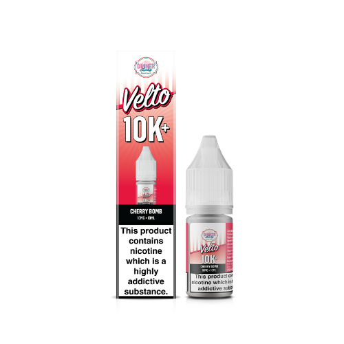 Dinner Lady Velto Cherry Bomb Nic Salts 10mg