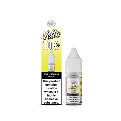 Dinner Lady Velto Sour Lemon Head Nic Salts 10mg