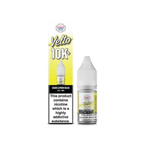 Dinner Lady Velto Sour Lemon Head Nic Salts 10mg