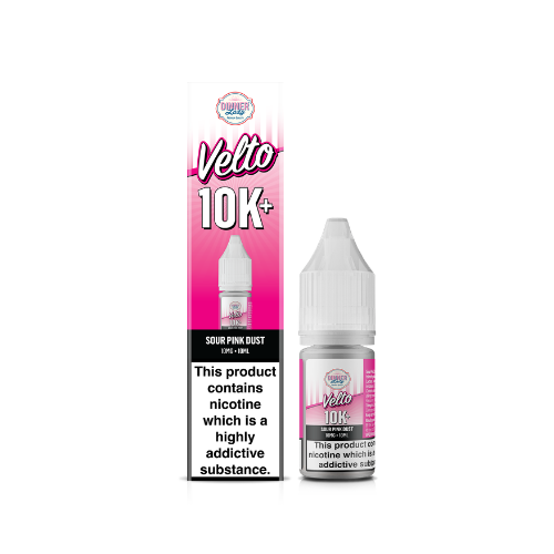 Dinner Lady Velto Sour Pink Dust Nic Salts 10mg