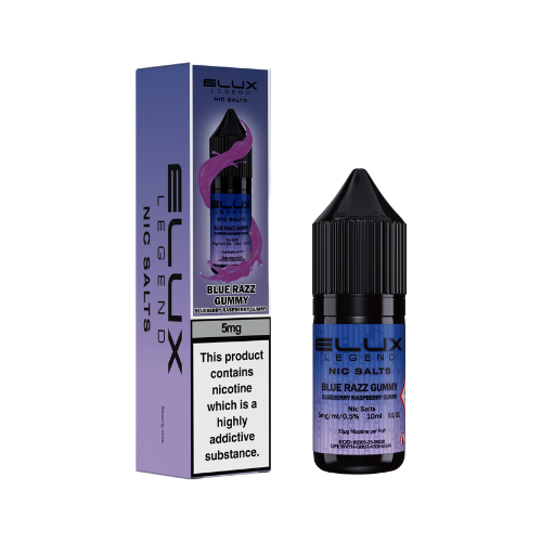 ELUX | Legend | Nic Salts | Blue Razz Gummy | 10ml x 10