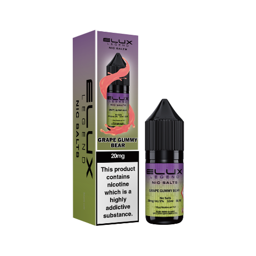 ELUX | Legend | Nic Salts | Grape Gummy Bear | 10ml x 10