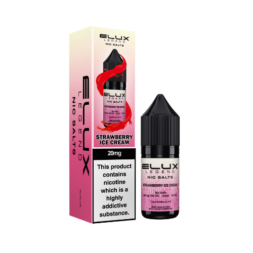 ELUX | Legend | Nic Salts | Strawberry Ice Cream | 10ml x 10