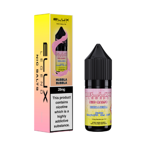 ELUX | Legend | Nic Salts | Hubbla Bubbla | 10ml x 10