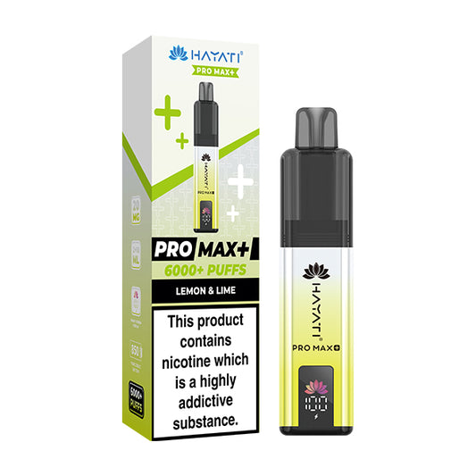 Hayati Pro Max 6K | Prefilled Pod Kit | Lemon Lime