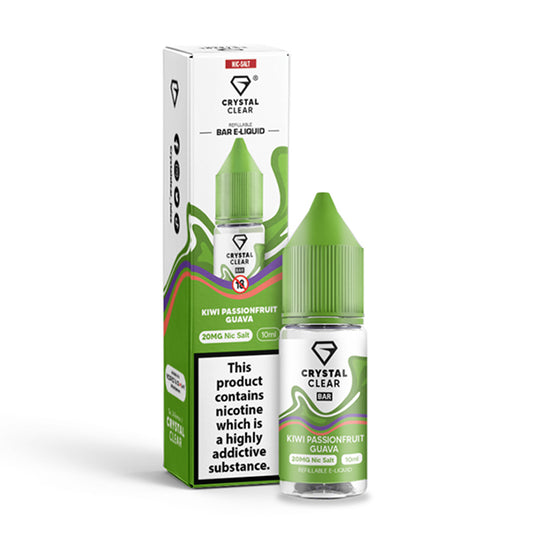 Crystal Clear Kiwi Passionfruit Guava 10ml Nic Salt
