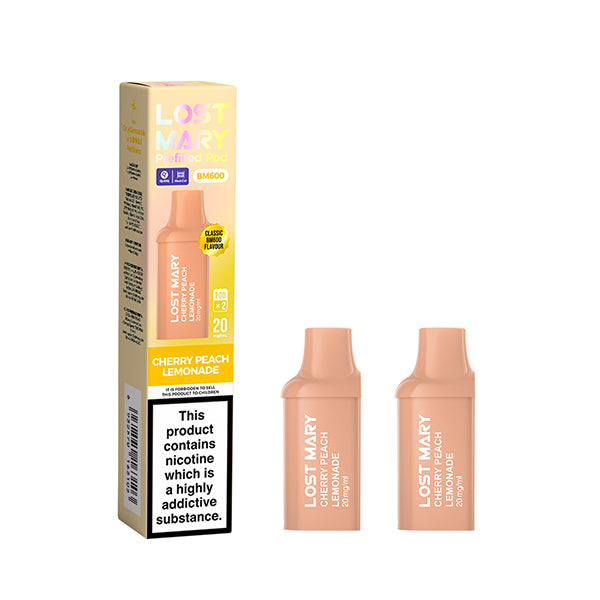 Lost Mary Cherry Peach Lemonade vape device Nicotine Pouch in UK