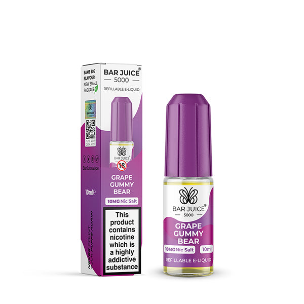 Bar Juice 5000 Grape Gummy Bear 10ml Nic Salt