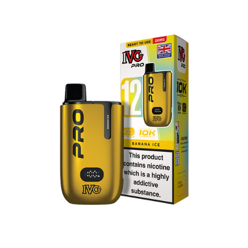 IVG | PRO 12 | Prefilled Pod Kit | Banana Ice | 20mg