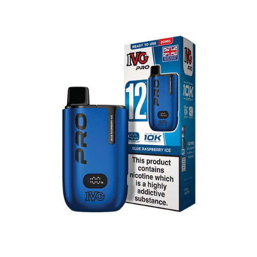 IVG | PRO 12 | Prefilled Pod Kit | Blue Raspberry Ice | 20mg